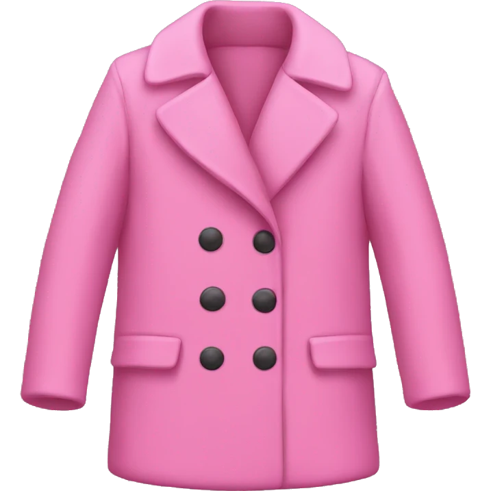 Pink coat emoji