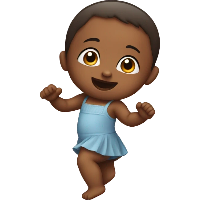 Baby dancing emoji