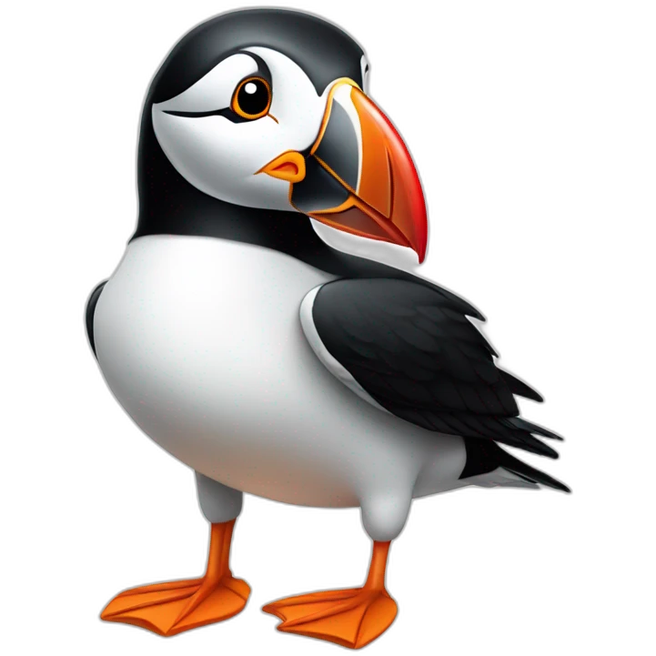 puffin mascot emoji
