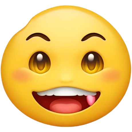 And emoji biting its lip  emoji