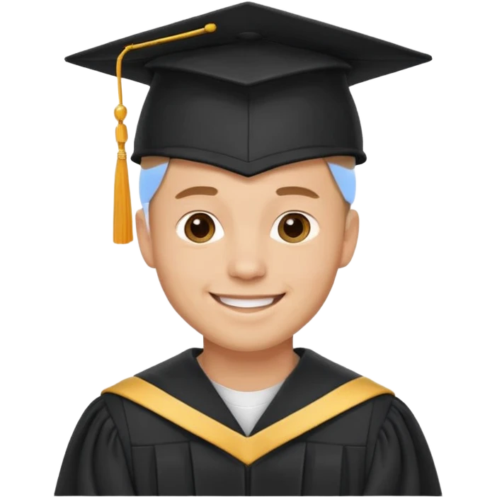 graduated man emoji
