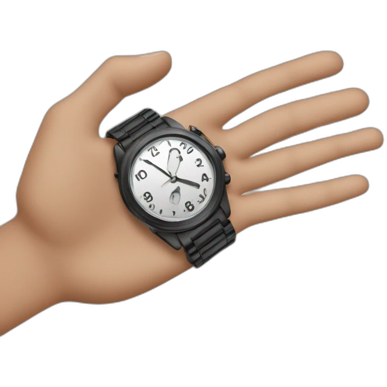 person giving the watch me expression emoji