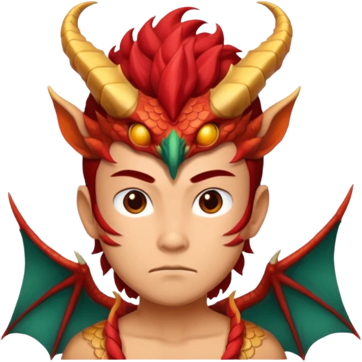 Dai (dragon quest) forehead dragon symbol emoji