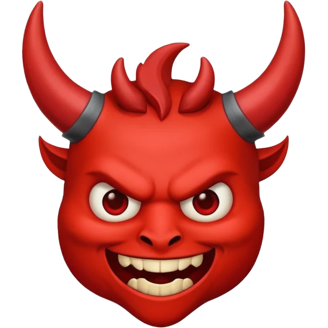 Emoji de diablo con sicario emoji