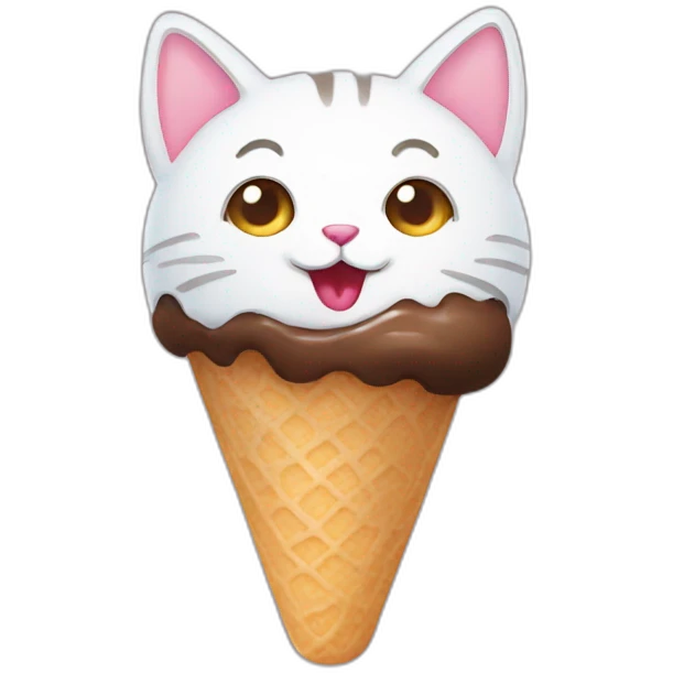 cat-eat-icecream emoji