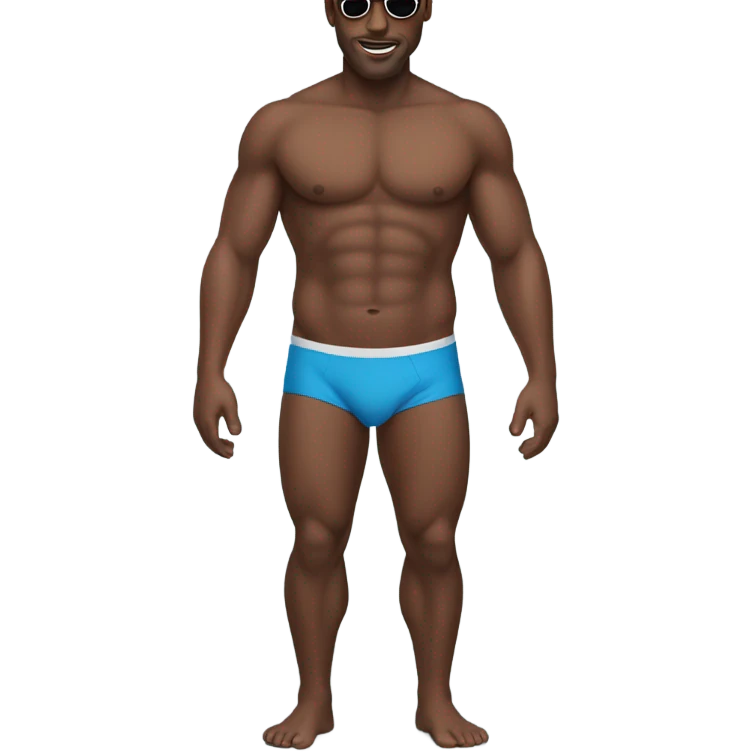 man in speedo emoji