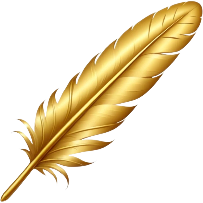 золотое перо emoji