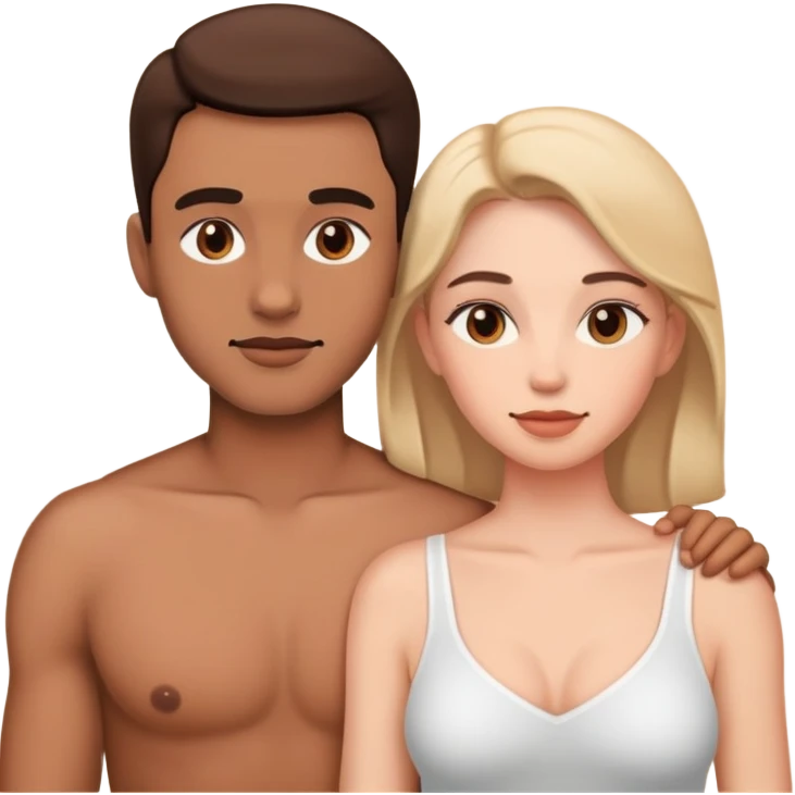 Man having sex with woman emoji