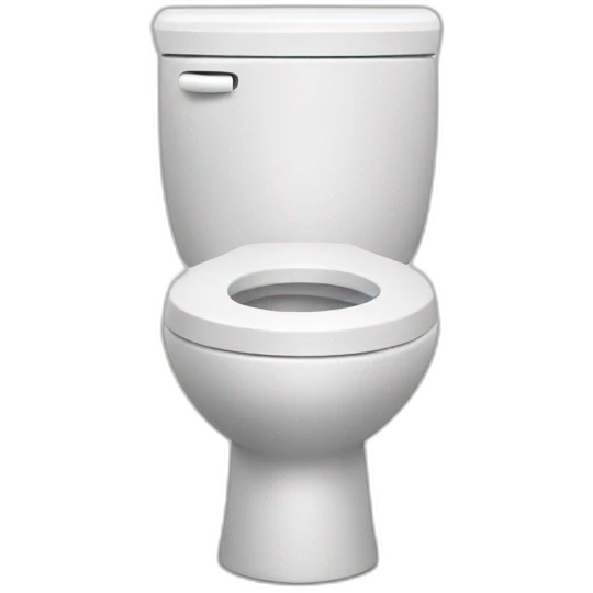 toilet with legs emoji