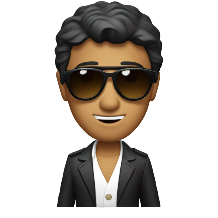Tony Montana sunglasses holding a globe emoji
