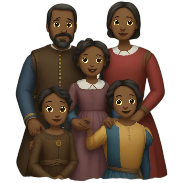 family of 1593 emoji