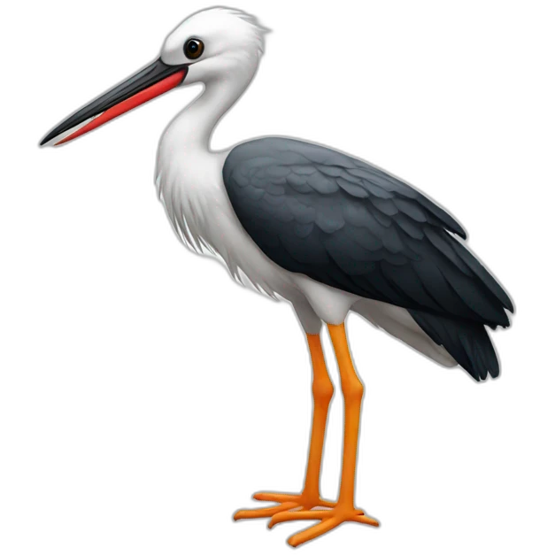Stork emoji