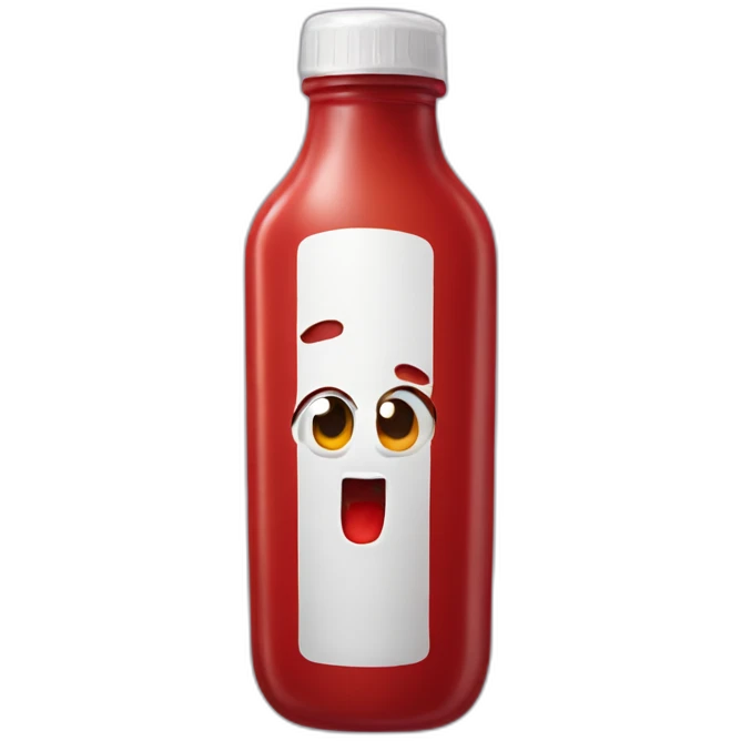 ketchup bottle emoji