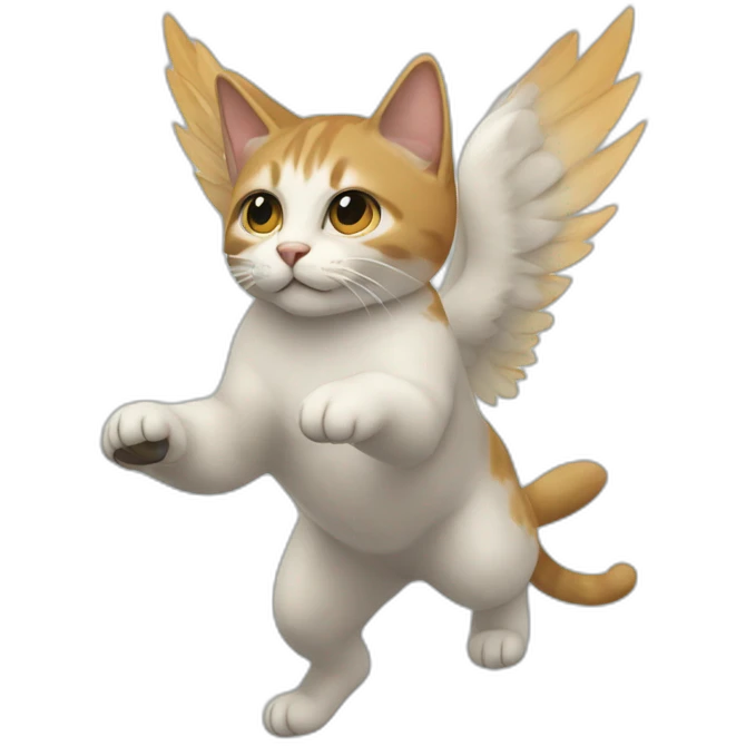 Gato volador emoji