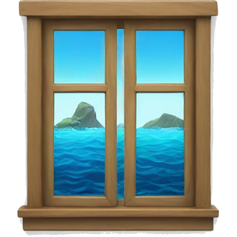 Ocean window emoji