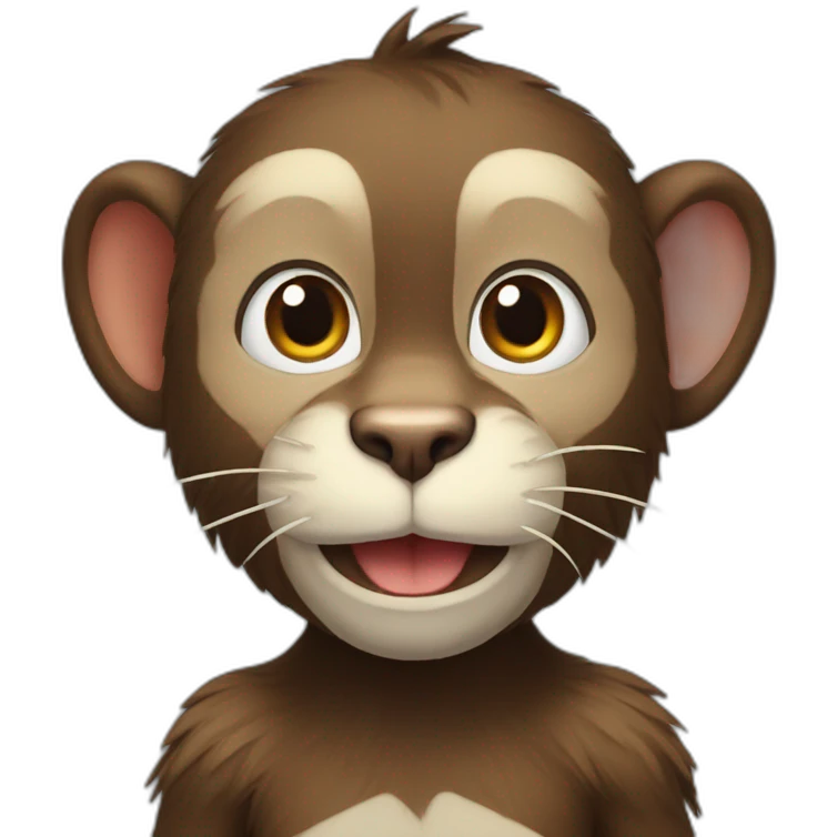 Cat monkey  emoji