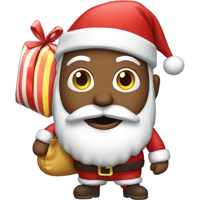 Santa with a bag of candy emoji