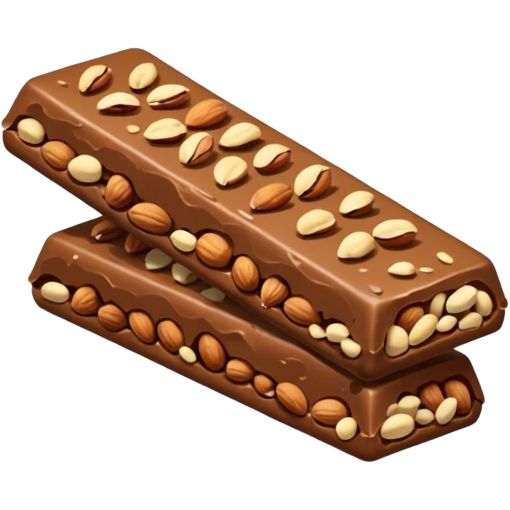 protein bar with nuts emoji