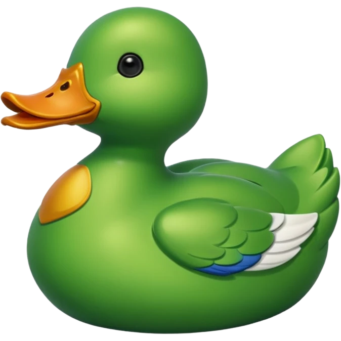 green duck emoji