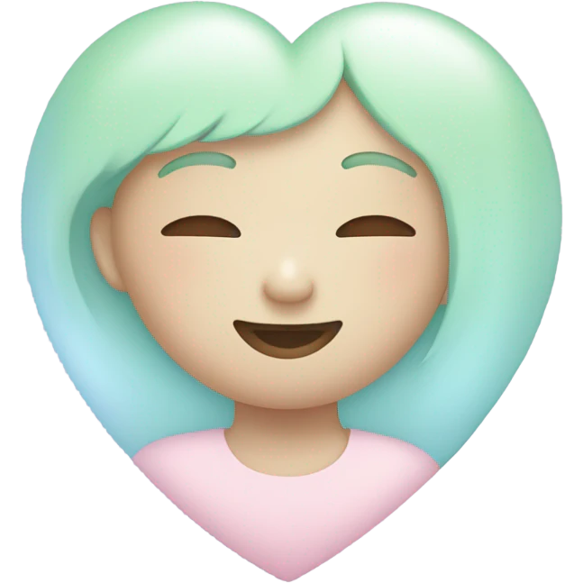 Pastel heart emoji
