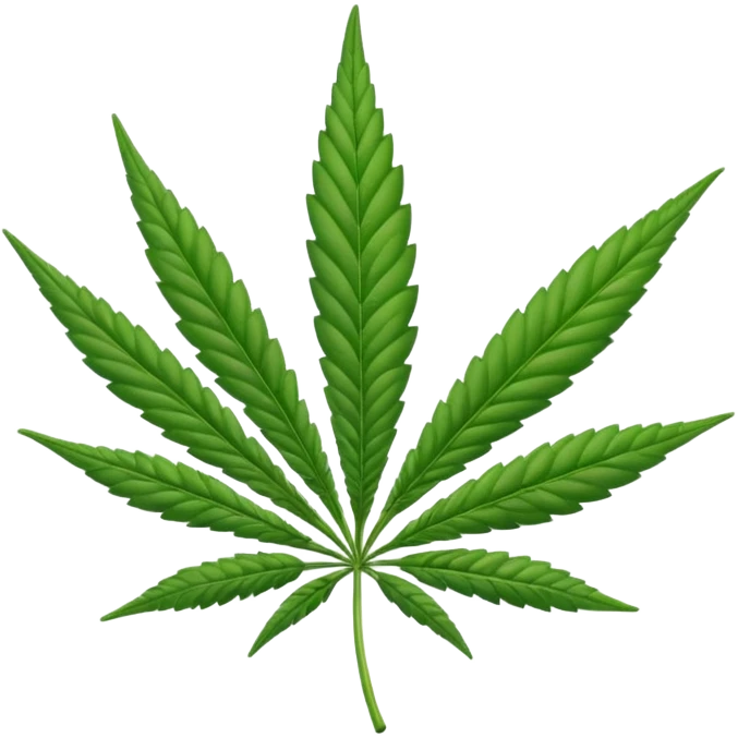 Emoji de una Hoja de marihuana  emoji
