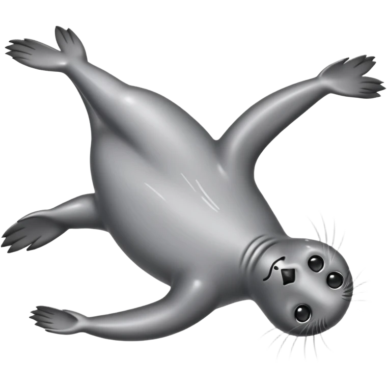 seal in back flip pose emoji