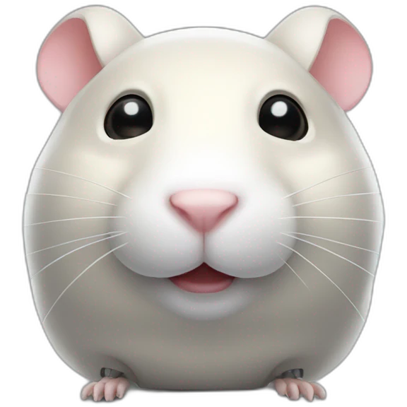 Hamster robot emoji
