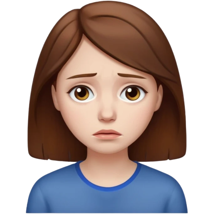 грустная женщина emoji