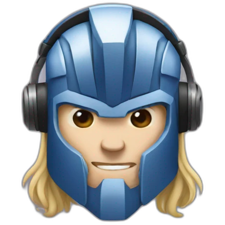 thor with headphones emoji