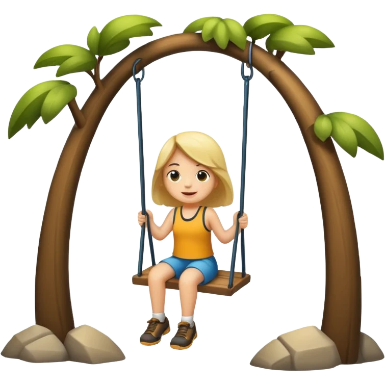 swing hike emoji