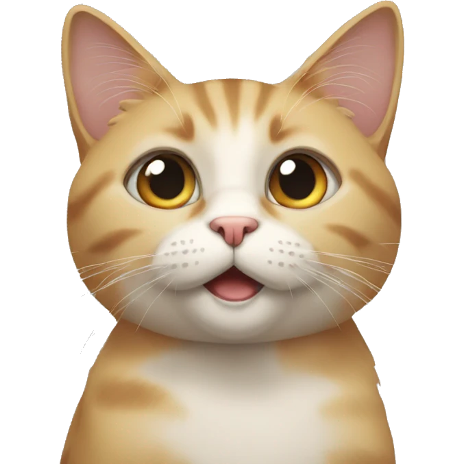cat with long eyelashes begging for something  emoji