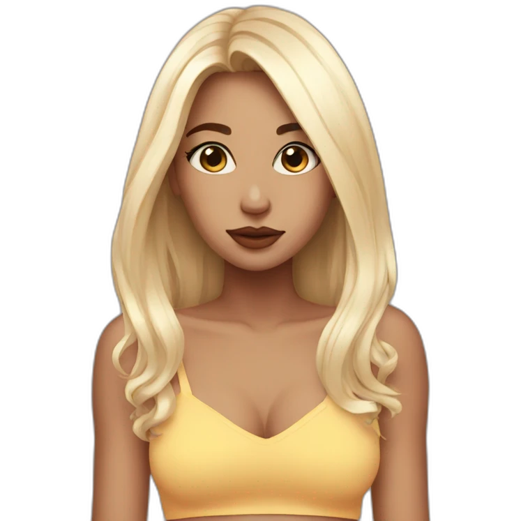 Aesthetic girl emoji