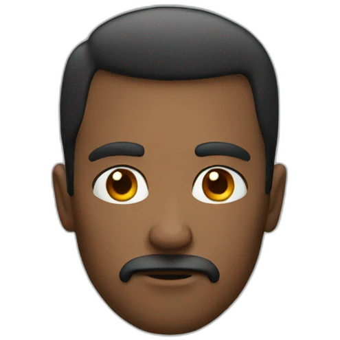 serious face man emoji
