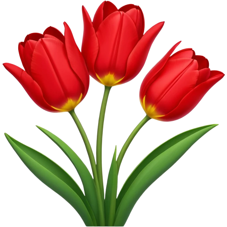Tulips emoji