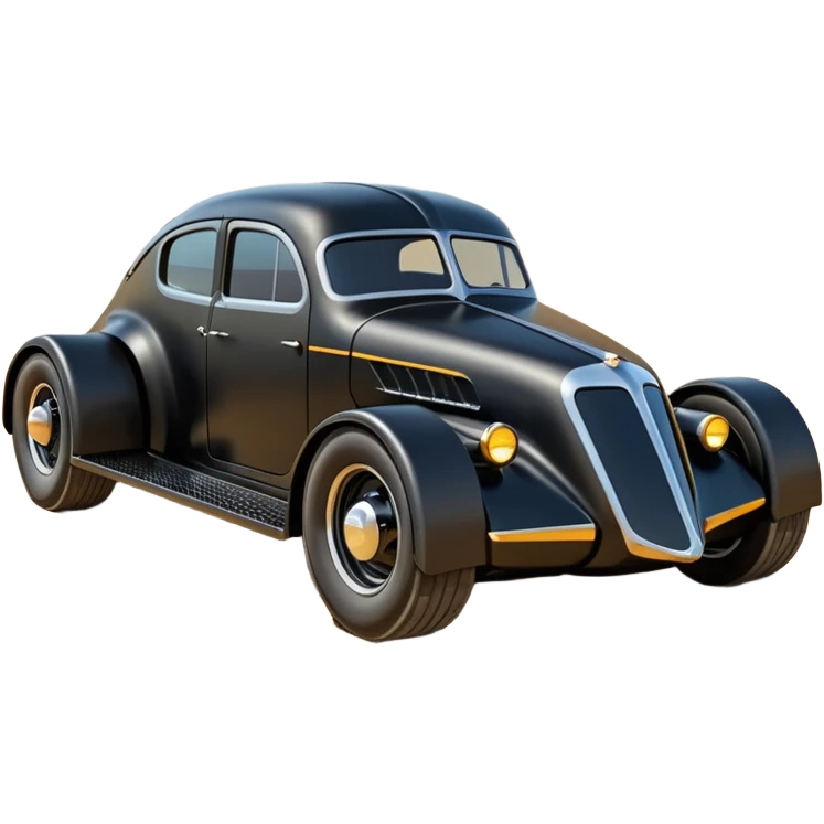  the animated series aerodynamic futuristic Batmobile loosely based on 1936 freightliner school bus (flat long straight organically-shaped mechanical roomy interior body) stealthy town hot rod desert dirt racing rwd buggy  emoji