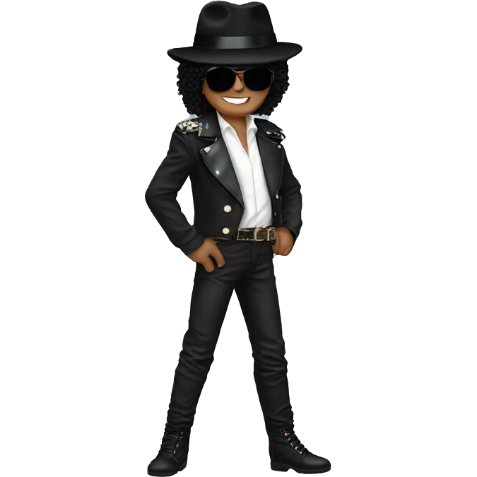michael jackson BAD outfit emoji