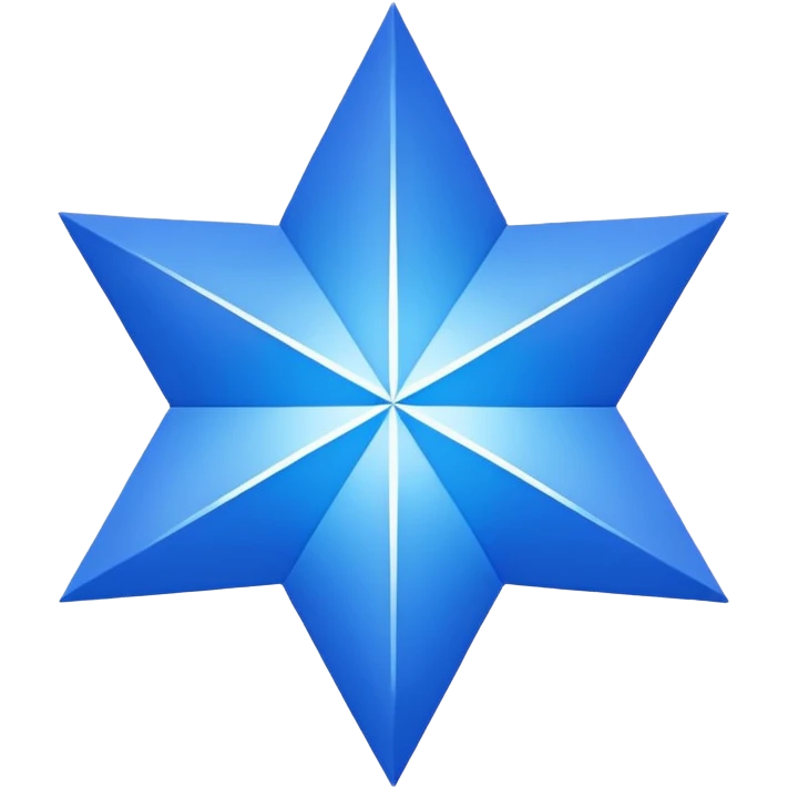 11 corner blue star with white tick on it emoji