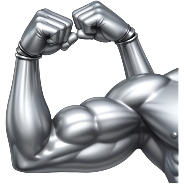 sorayama hand biceps emoji chrome emoji