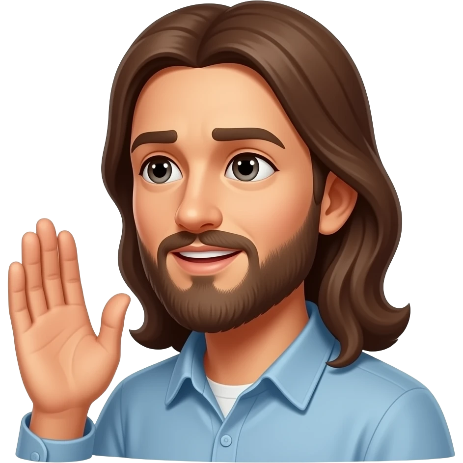 Someone calling out to g-d Truthfully/honestly/sincerely emoji