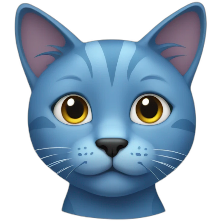 blue cat emoji