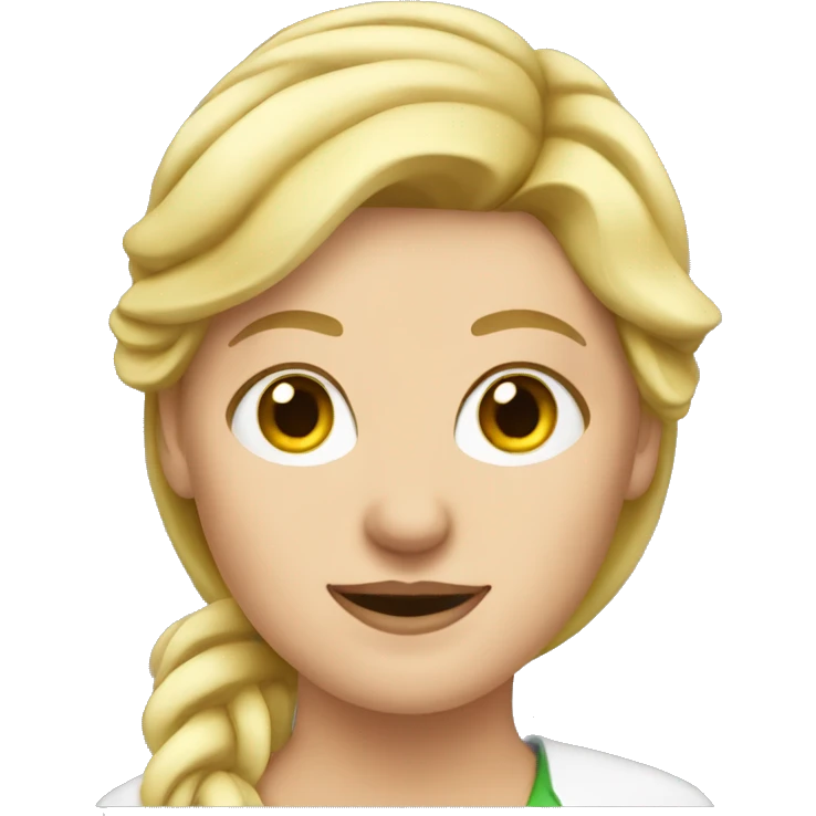 Blonde reiche Frau  emoji