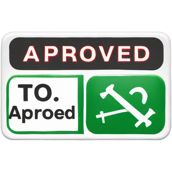 "operations approved" sign emoji