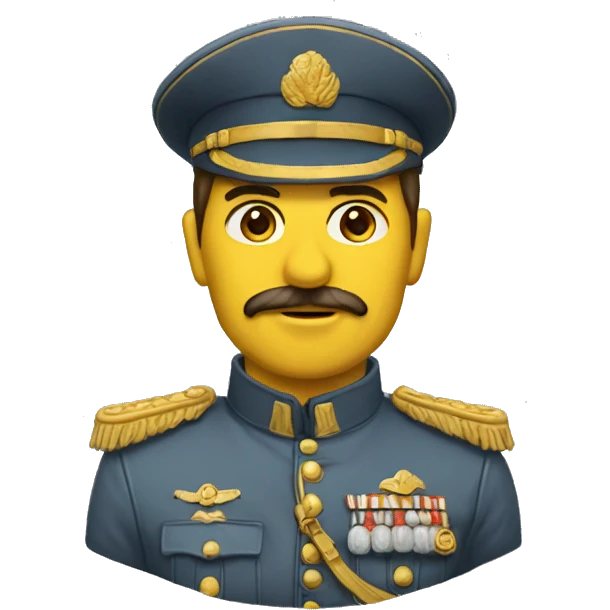 Staline qui est gêné  emoji