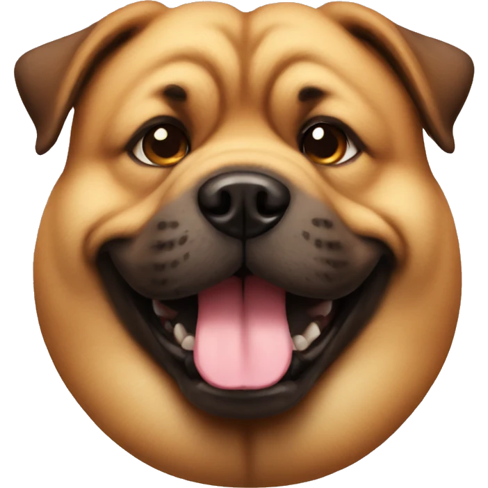 Fat dog emoji