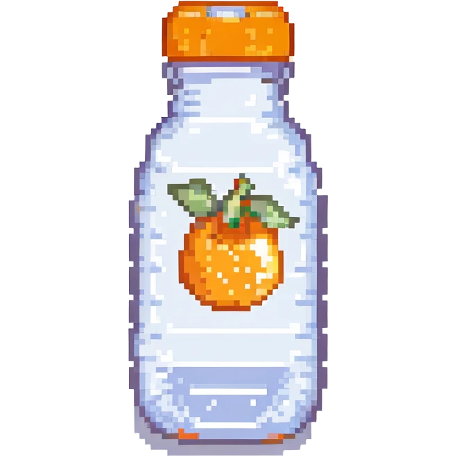baby bottle with orange lid emoji