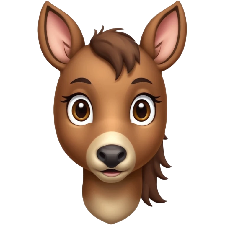 small deer horse hybrid emoji
