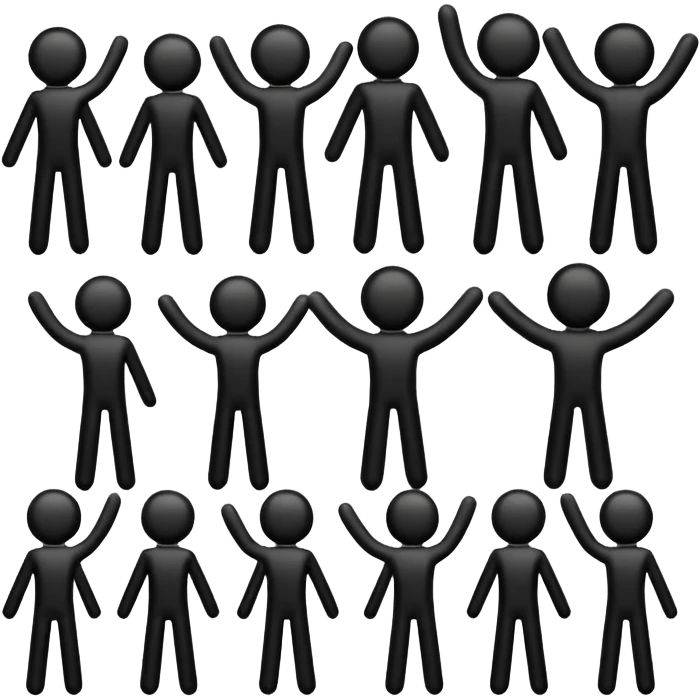 Stickman figures emoji