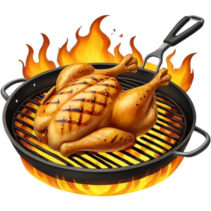 Grilled chicken emoji