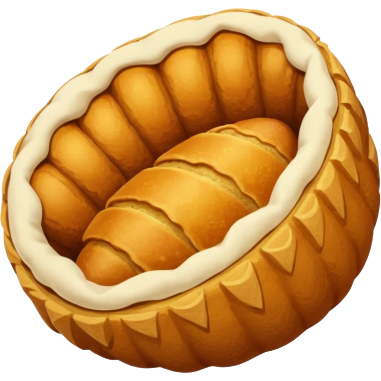 cornulete cu rahat si zahar pudra peste emoji