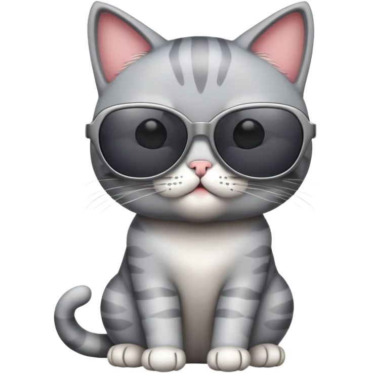 Cat wearing sunglasses emoji